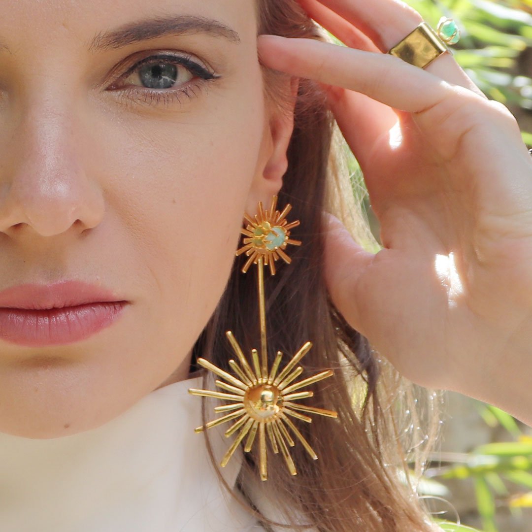 Aretes Luciana Starburst XL