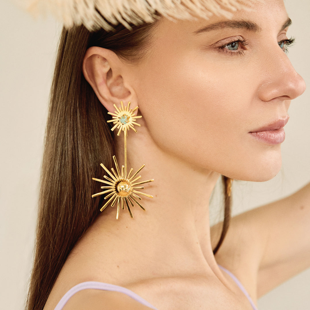 Aretes Luciana Starburst XL