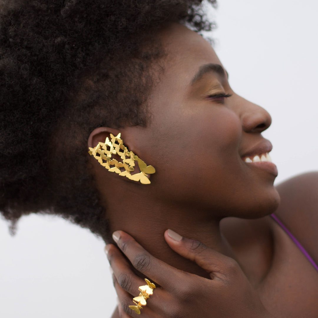 Ear Cuff Miles de Mariposas
