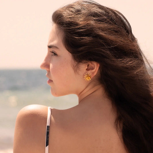 Starburst Bee Studs