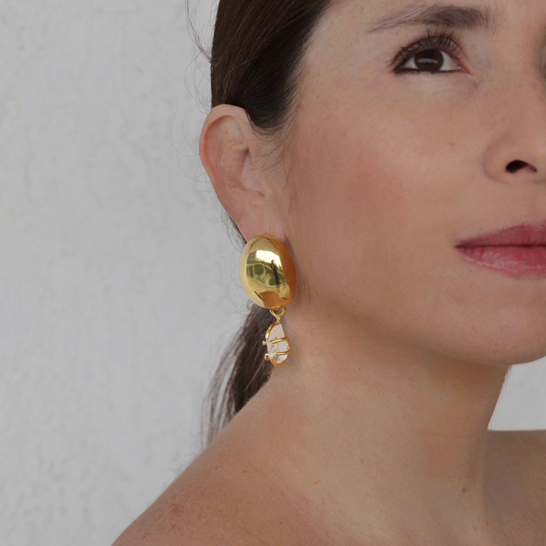 Aretes Ursula Cuarzo