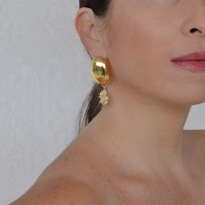 Aretes Ursula Cuarzo